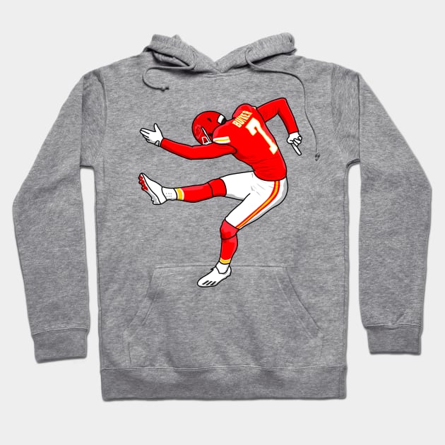 butker the football kicker Hoodie by rsclvisual